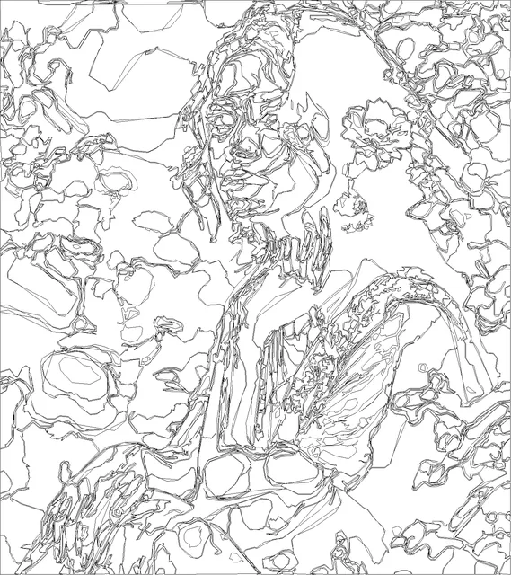 Uncoloured line-art conversion