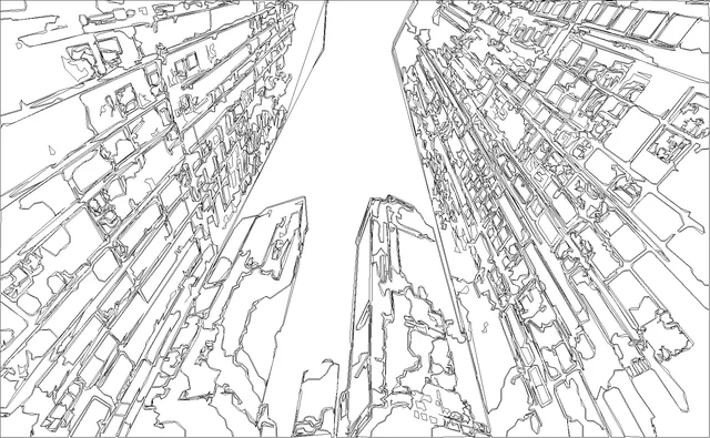 Uncoloured line-art conversion